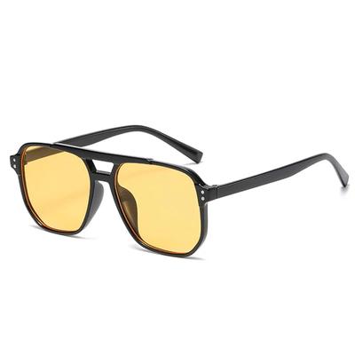 Occhiali da sole quadrati vintage Donna Occhiali da sole a specchio di marca retrò Donna Nero Arancione Moda Colori caramelle Oculos De Sol Feminino