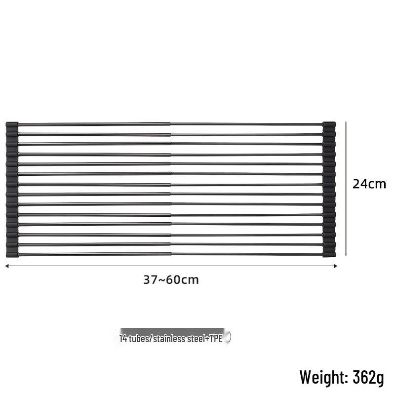 ZISIZ Retractable Sink Dish Drying Rack