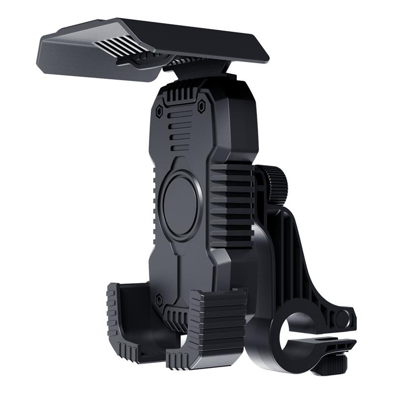 Accessories Phone Stand Holder Sunshade Motorcycle Electric Bike Phone Mount Bike Cell Phone Holder With Sun Visor Cover ABS чёрный