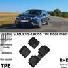 Fits 2017 Suzuki S-CROSS RHD Odorless TPE Wear-Resistant Waterproof Eco-Friendly Car Floor Mats