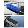 Extendable Handle Brush with Microfiber Duster Long Bristle Scrub Cleaning Mop For Vehicle Cleaning