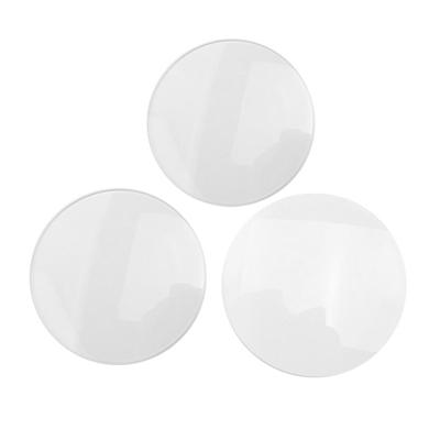 3pcs Single Dome Watch Glass Part Replacement Round Transparent Watch Glass (35+36+40)