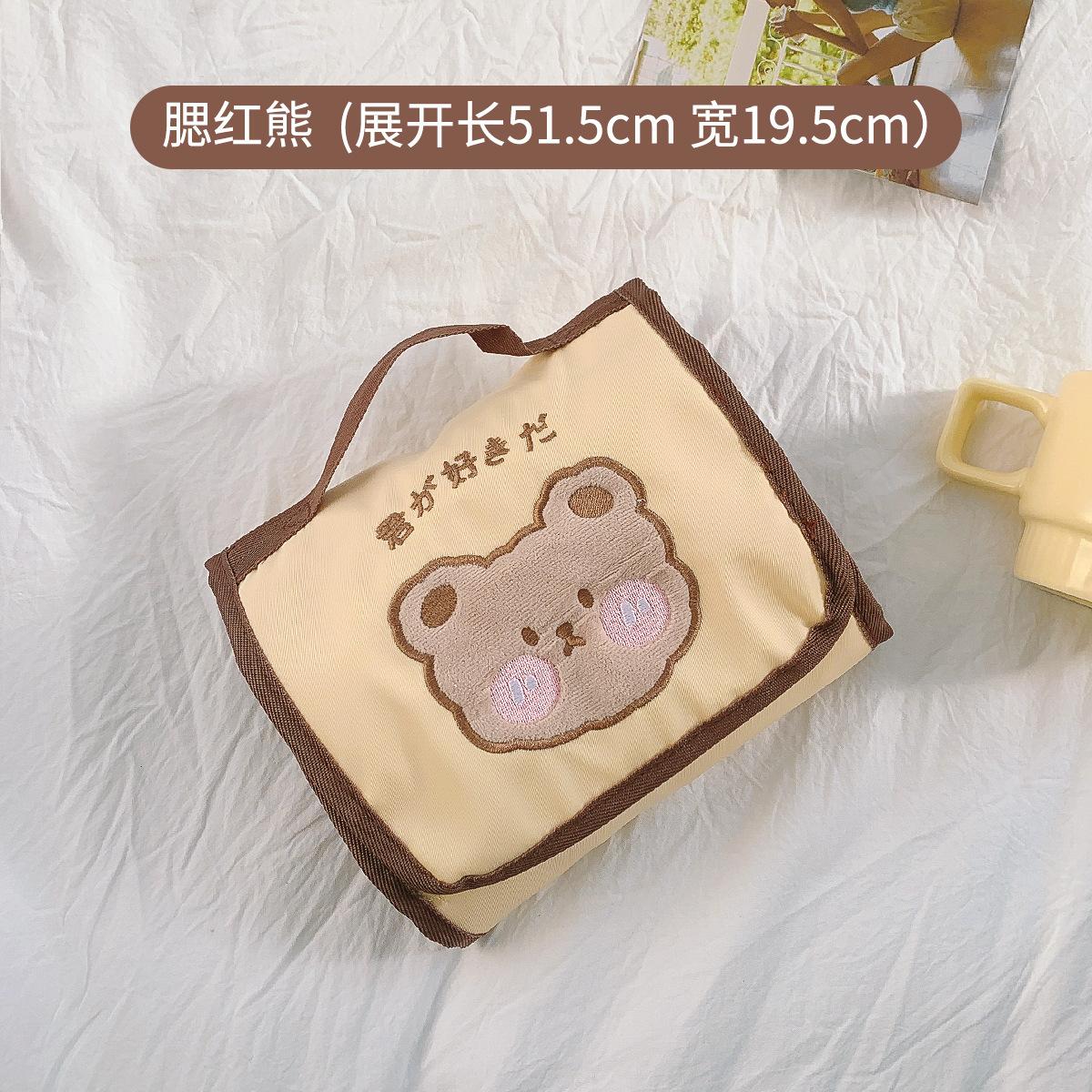 Косметичка Bear для женщин, подвесная косметичка, органайзер для туалетных принадлежностей, дорожная бижутерия, складная косметичка, наборы для мытья, чехол, сумка