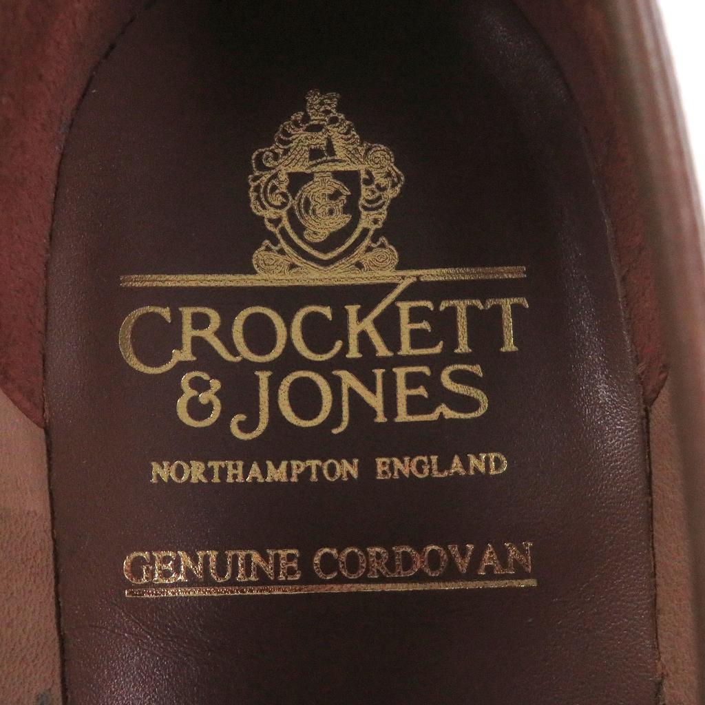 Excellent CROCKETT&JONES loafers HARVARD2 376 Last Coin whiskey cordovan Used