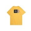 Li Ning BADFIVE T-Shirts Herren Milchbonbons Gelb Rundhals Mäßig Gerader Schnitt AHSQ307-3