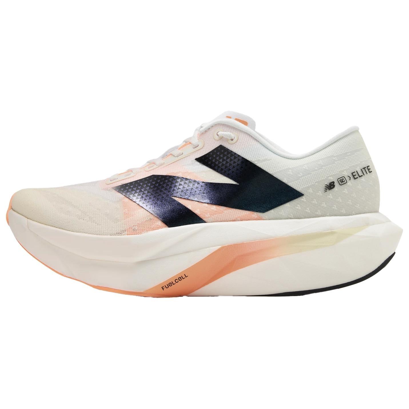 (WMNS) New Balance FuelCell SuperComp Elite v4  White Angora Hot Mango  Women s WRCELCW4 EU 36