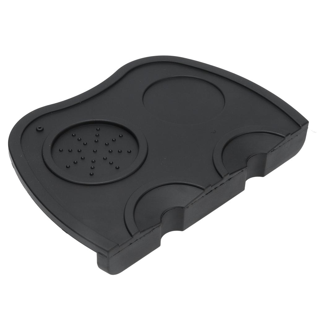 Silicone Coffee Tamper Pad Anti Slip Soft Tamper Mat Heat Resistant Corner Tamping Mat for Home