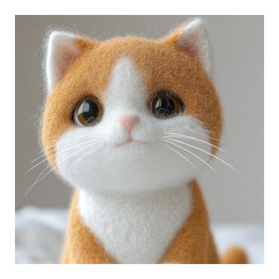 TEHAUX Simulated Cat Whiskers, Realistic Animal Whisker Parts for Crafts, Long and Soft White Whiskers for Needle Felting, DIY Craft Doll Plush Toy