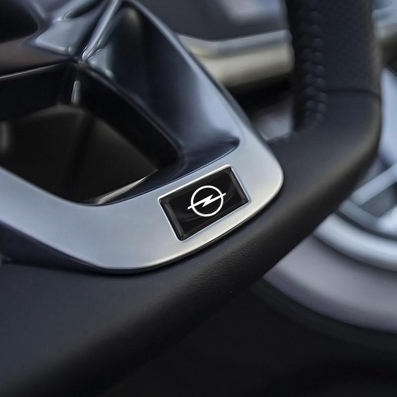 2/5/10 Stück Kohlefaser Lenkrad Auto Logo Emblem 3D Aufkleber Für Opel insignia Astra H G J Antara vectra Vivaro corsa c d zafira b Car Styling