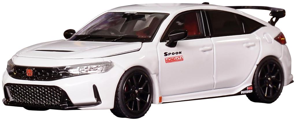 MOTORHELIX Honda Civic Type R Hondata Pearl White Finished Product 1/64 (FL5)