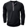 Herren Farbe Langarm Tops Herren Freizeitmode Langarm Tops
