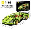 ToylinX 1/18 452pcs High-Tech Racing Sports Car Creation Expert Building Block Racing Model Kids Toys for Boys Birthday Gifts