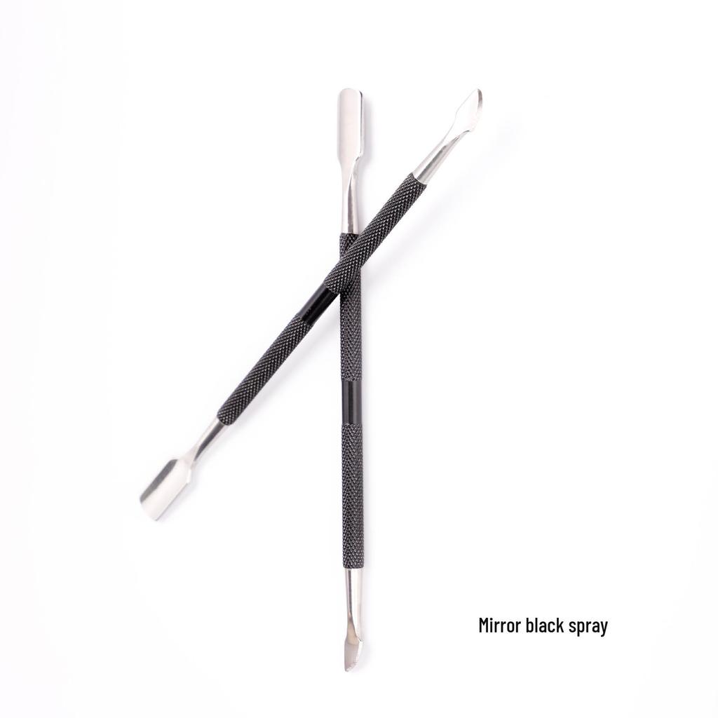 "9005 Edelstahl Nagelhautschieber & Entferner Set - Maniküre Werkzeuge für abgestorbene Haut & Nägel"