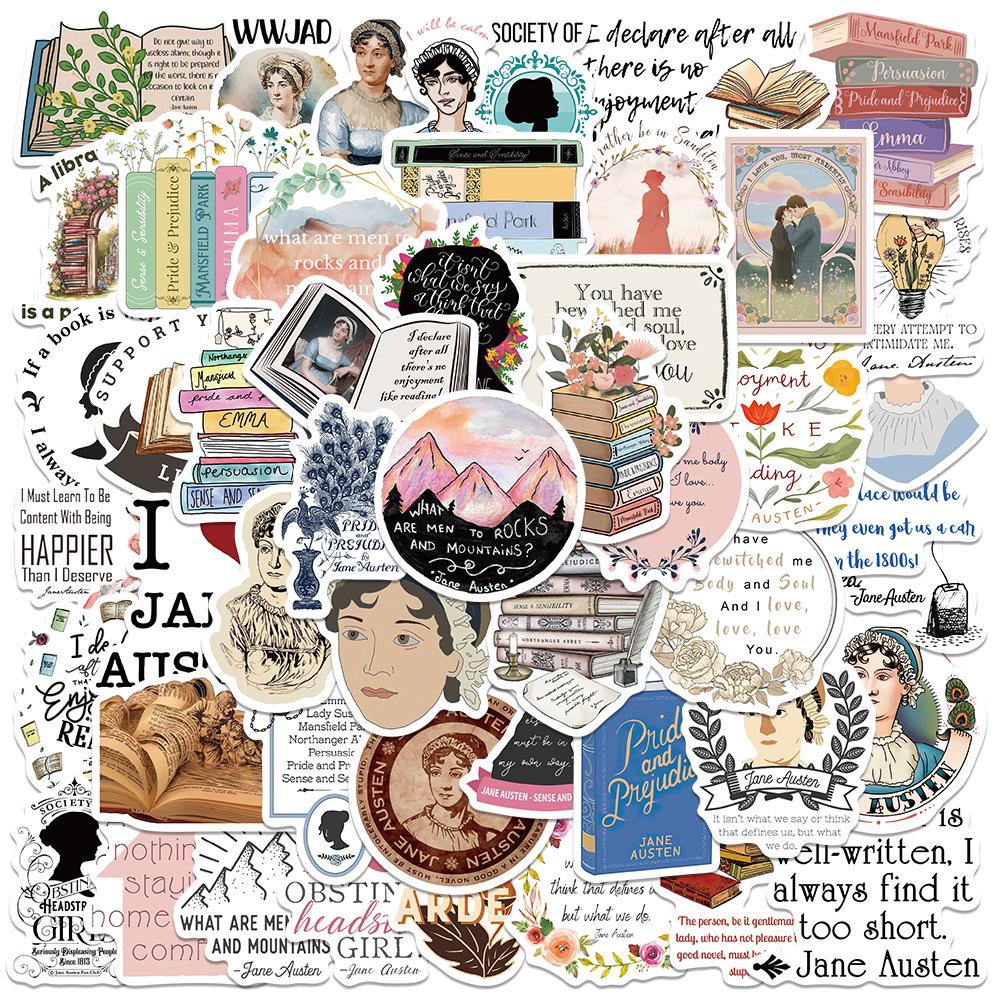 Cross-Border Cartoon Stickers: Waterproof, Creative, and Versatile for Journals, Phones, and Computers.