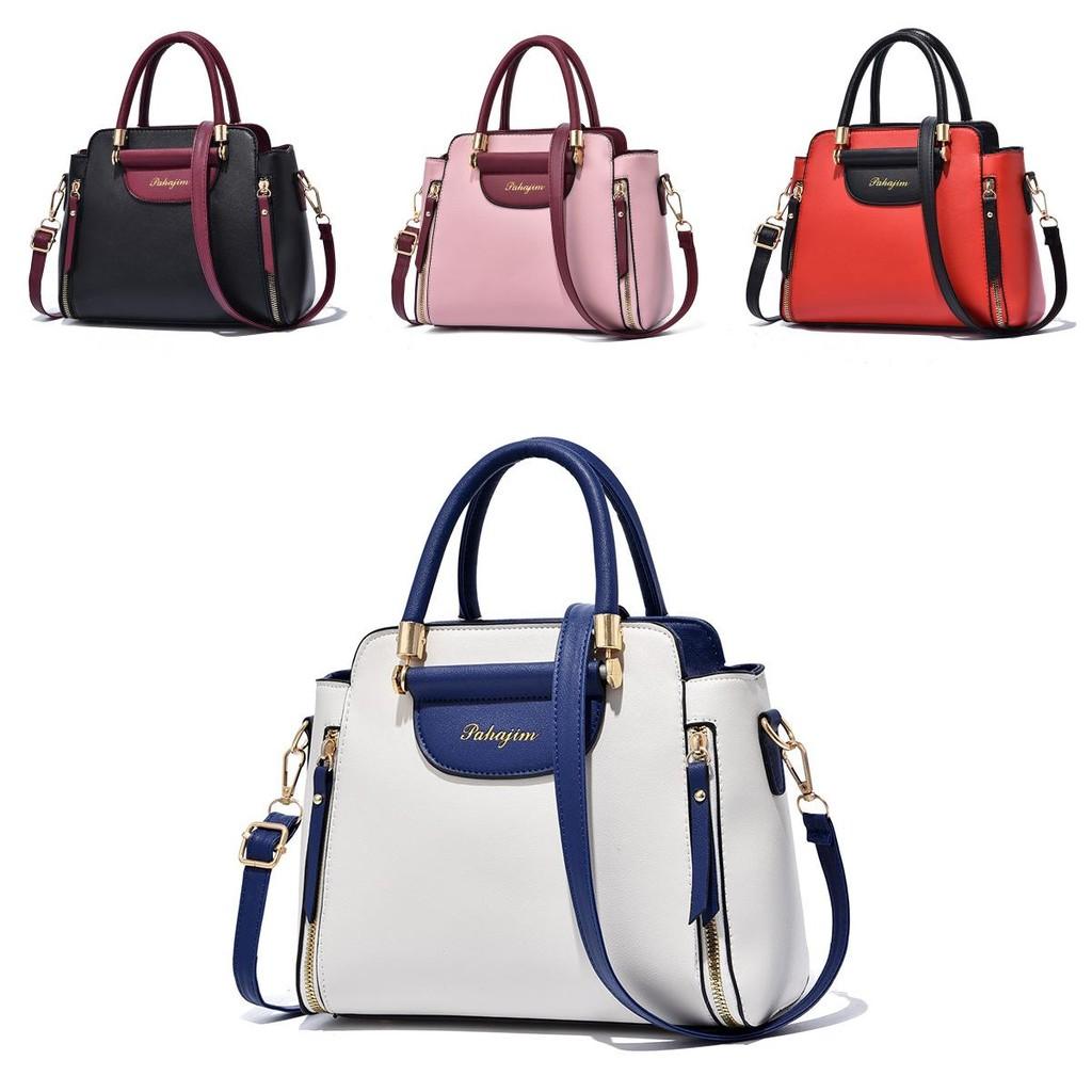 Trendy Women's Mini Bucket Bag 2021 Stylish Casual Shoulder Purse With Zippered Closure Available In Red And Black Color Options