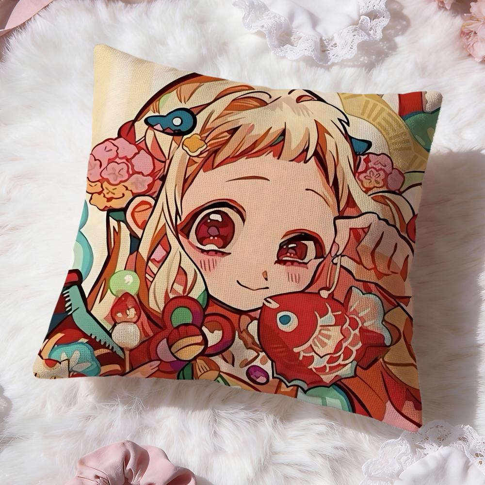 b-Bound Hanako-kun Cushion Cover Premium Comfort Reversible Pillow Cove -Two in One Design for Any Room & Car Interior