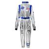 Halloween adult space costume silver spacesuit pilot stray earth party play jumpsuit