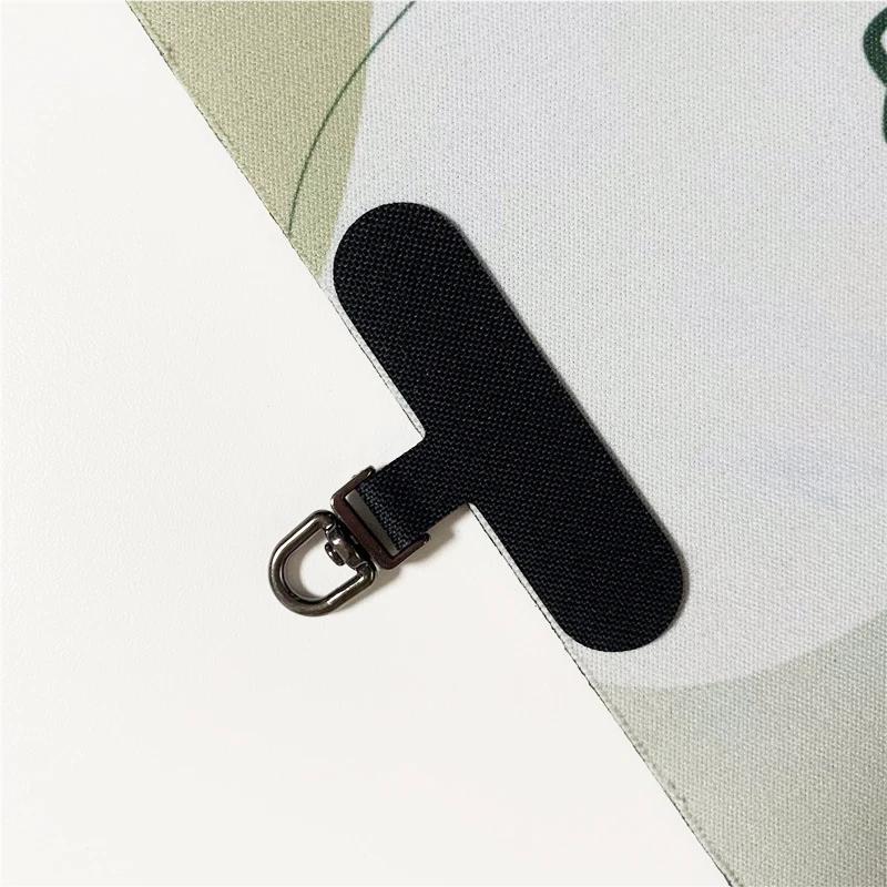 2-3Pcs New 360 Rotatable Phone Lanyard Tether Tab Nylon Patch Gasket Cellphone Straps Chain Safety Connecter