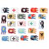 Middle Ages Empire Flag Pole Building Blocks Military Castle Lion Teutonic Knight Soldier Figures Roman Warrior Sheild Brick Toy