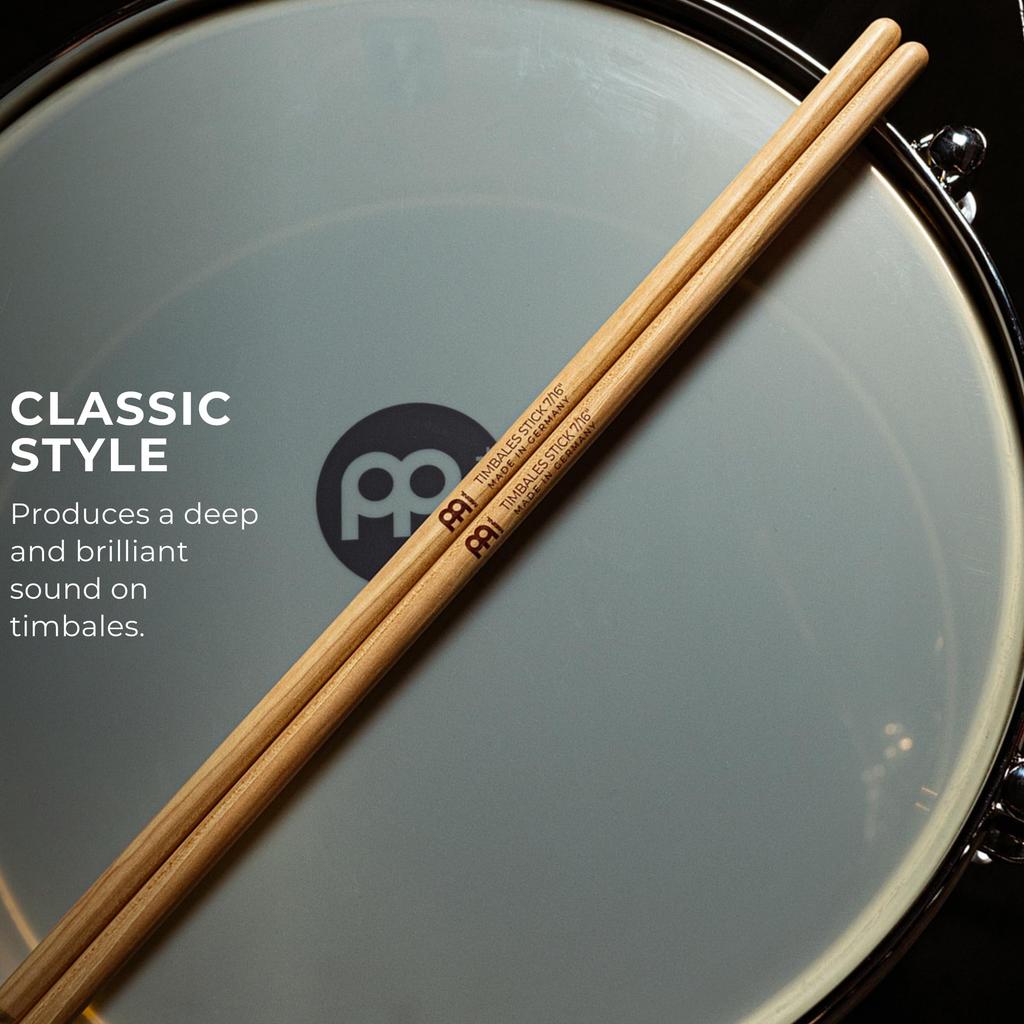 MEINL Stick Brush Timbales Stick Hickory X 3 Pack & 7/16" SB127-3 (405 11.1mm) []