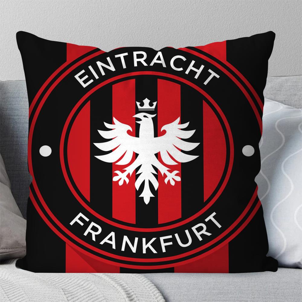 

E-Eintracht-F-Frankfurt Pillow Case Square Pillow Bedroom Sofa Leisure Comfort Cushion Car Living Room Home Decoration 40X40 26x26Inch