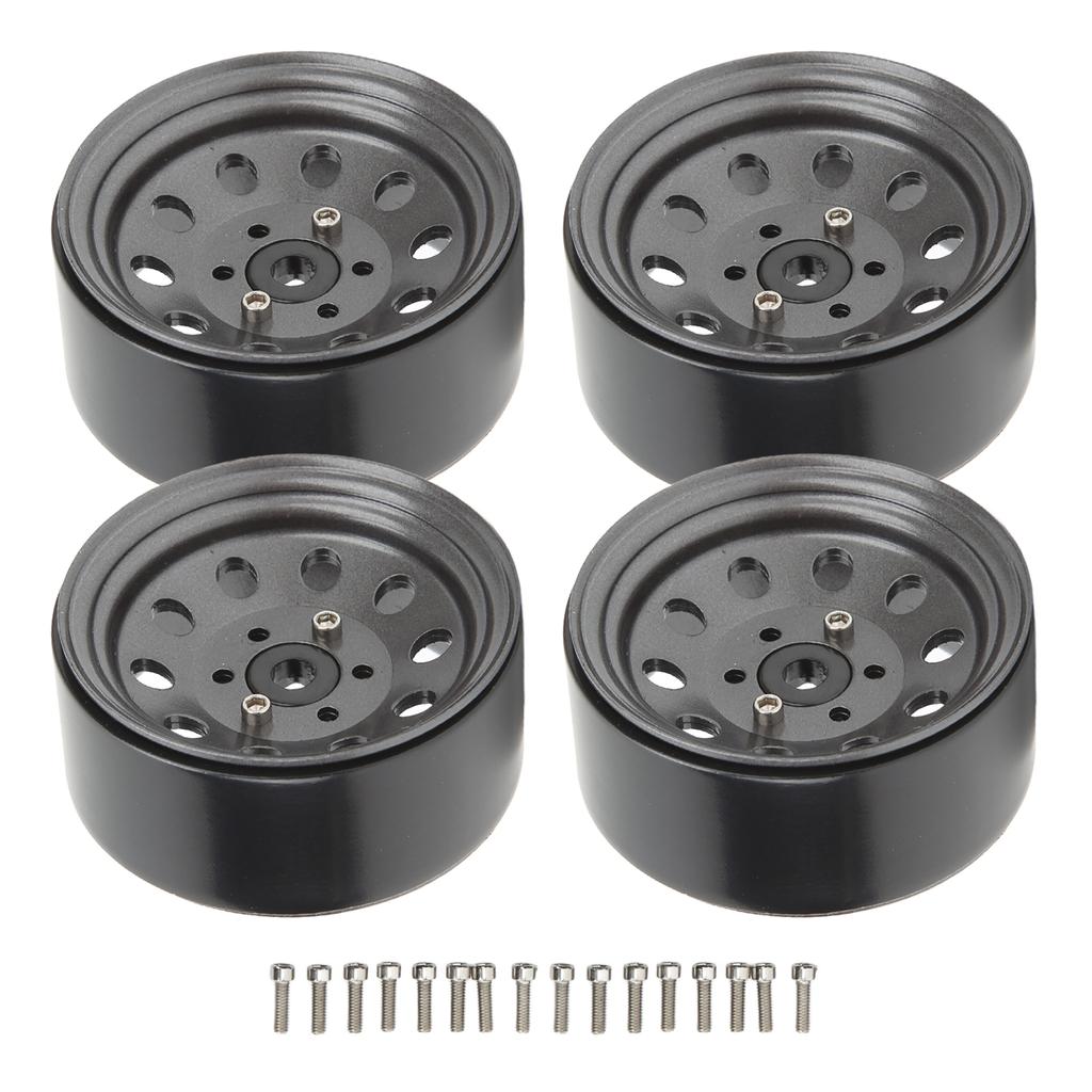 4KS RC Beadlock Náboj kola 1,9in Železo Odolný proti opotřebení Opakovaně použitelný RC Náboj kola pro výměnu Ti Barva