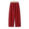 Middle-Aged Women's Comfortable Breathable Drawstring Pants