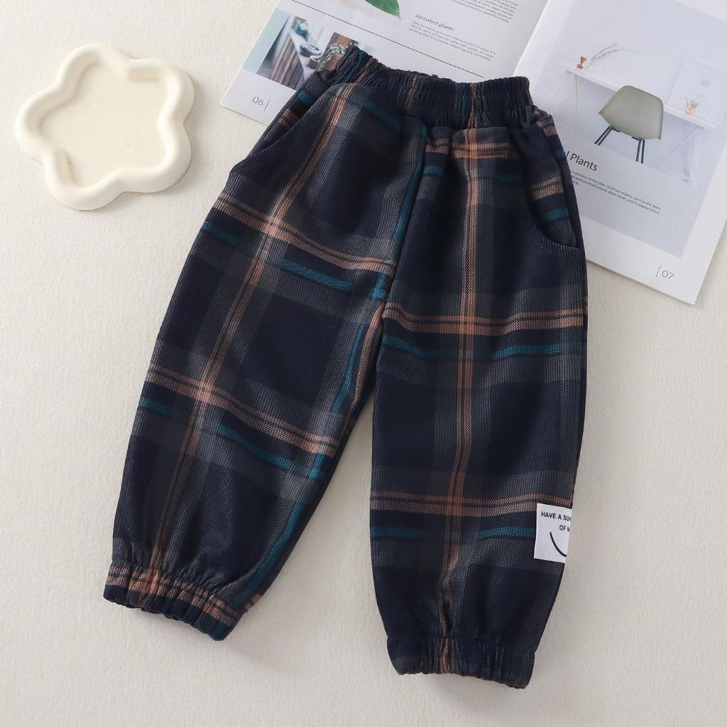 Korean Style Kids' Summer-Autumn Casual Workwear Pants