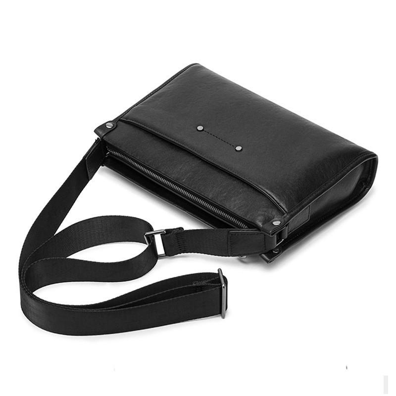 Crossbody Bag Men s Genuine Leather Business Commuting Waterproof Large Capacity Casual Fashionable Shoulder Trendy Brand