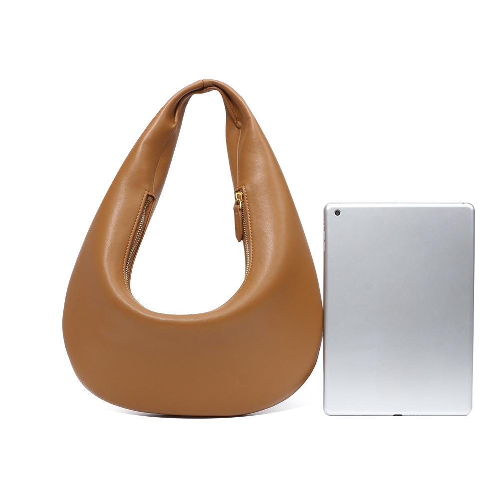 Crescent Bag Advanced Sense Hand Bag Retro Handbag Light Luxury Half Month Bag Simple Shoulder Underarm Bag