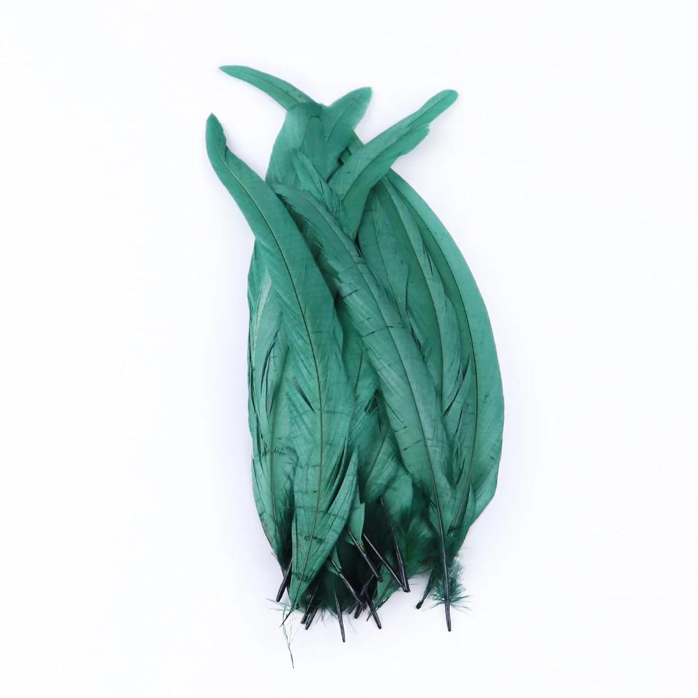 10PCS/lot Natural Roosters Tail Feather Bulk 10-16inch/25-40cm Cock Chicken Feathers Decorations for Carnival Stage Performances