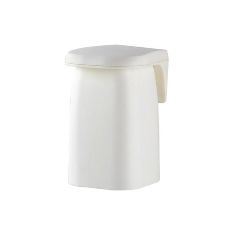 Toothbrush Cup Organizer No Punching Magnetic Brushing Cups Holder Toothbrush Cup Holder Wall Mounted Anti-dust