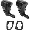 2pcs Windshield Washer Nozzle for Dodge Charger 2011-2018 for Chrysler 300 Front Windshield Spray Nozzles Wiper Spray Washer Jet No.5182327AA Black