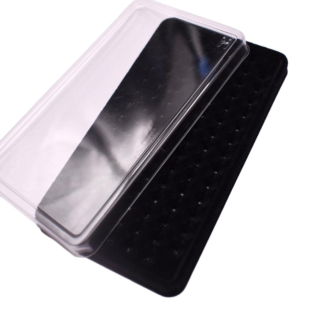 Elegant 50 Grids Diamond Storage Box Diamond Organizer Diamond Display Tray with Clear Lid Suitable for Jewelry Display