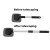 Windshield Cleaning Brush Aluminum Alloy Telescopic Rod Window Demist Brush