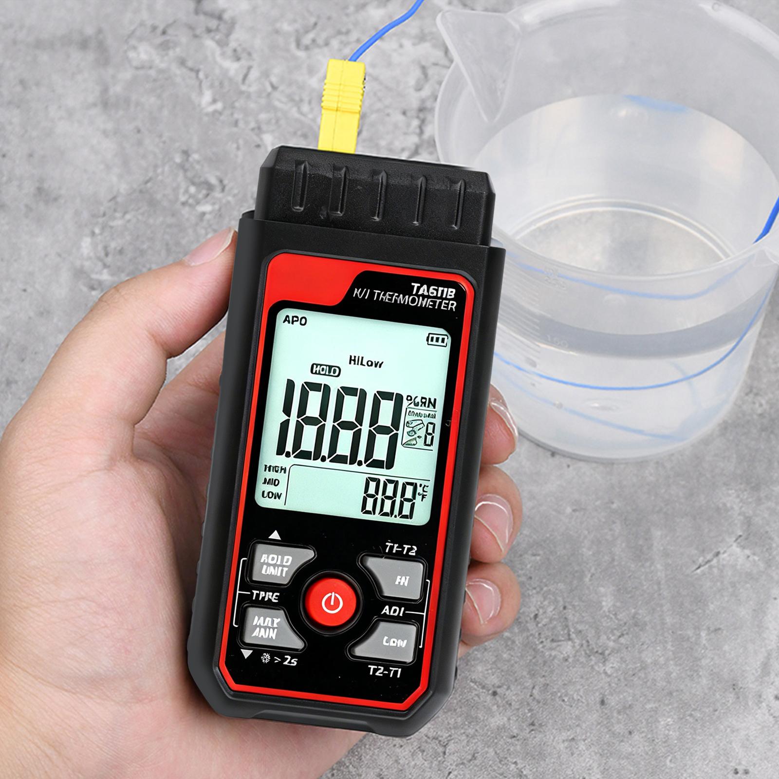 

Laboratory Temperature Analysis Dual Channel Thermometer High Accuracy Temperature Gauge Lab Equipment Thermometer China Mainland