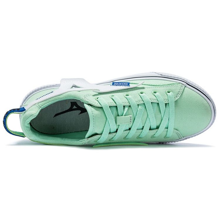 Mizuno Cyclone Speed Comfortable Versatile Non-Slip Wear-Resistant Breathable Lightweight Low-Top Canvas Shoes Women sneaker Green White D1GH200505
