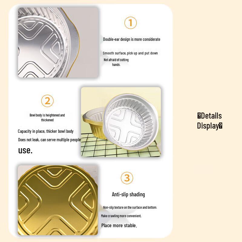 Faxilon Disposable Tin Foil BBQ Hot Pot