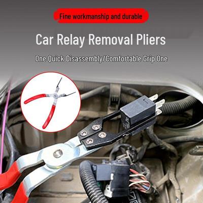 Herramienta universal de pinzas saca relés y quita clips para coche