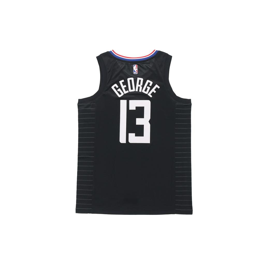 Nike NBA Statement Edition Breathable Sleeveless Loose Basketball Jersey - LA Clippers George #13 Men Tops Black 877208-019