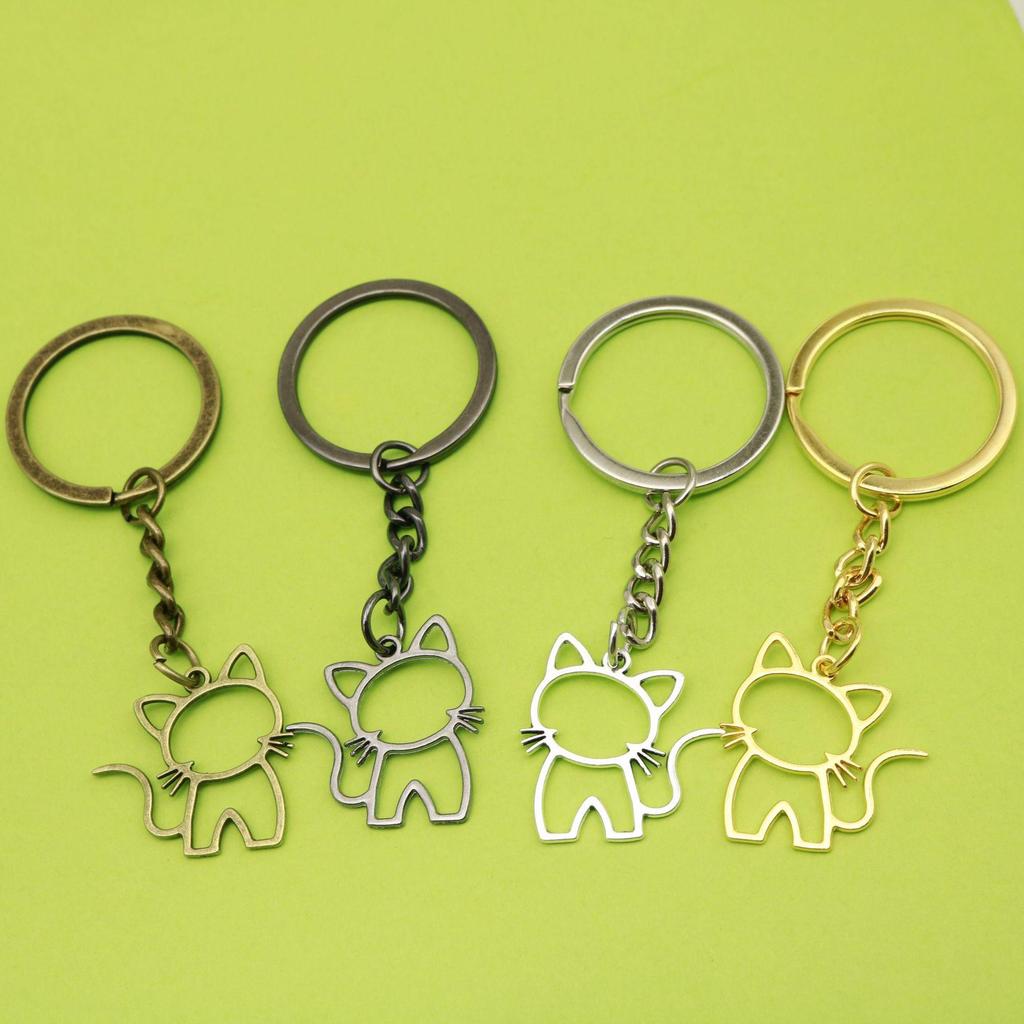 Hollow Cat Keychain Pendant - Popular Design