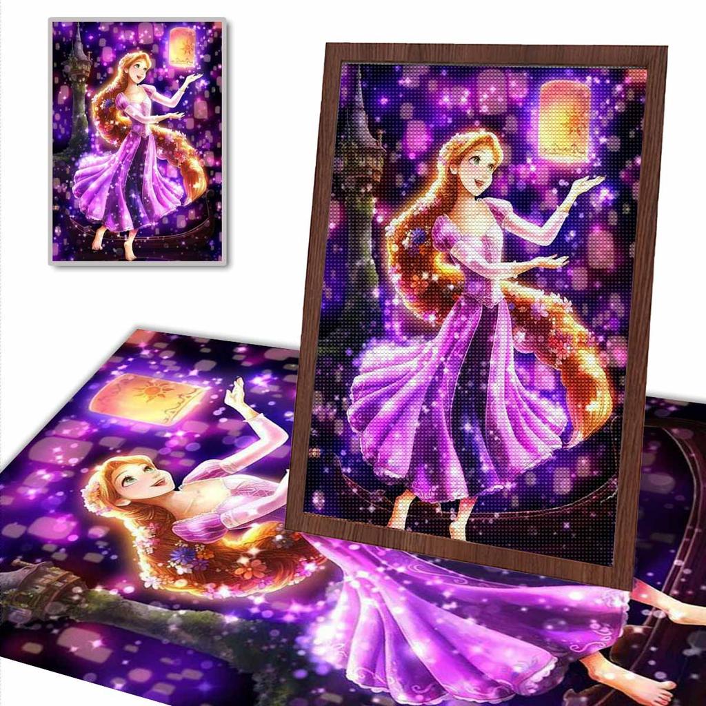 Full Round Diamond Painting Beautiful Princess Art Rhinestone Picture Mosaic DIY 5D Cross Stitch Embroidery Home Decoration