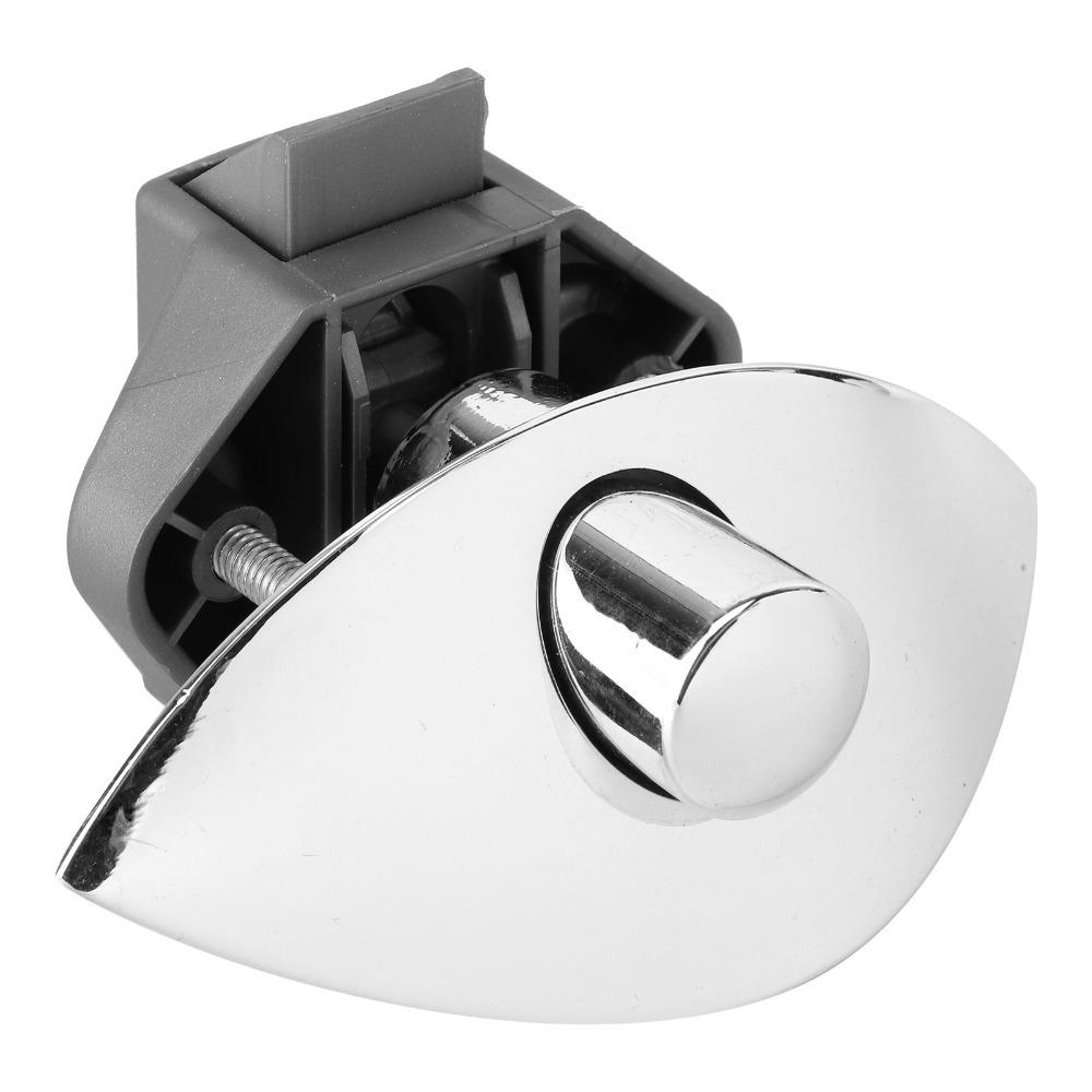 Easy Installation 14-16mm Drawer Push Lock Button Lock Push Locking Device Cabinet Door Lock Wooden Cabinet Door