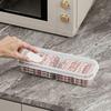 1/4Pcs Food Fruit Storage Box Multiple Compartments BPA Free Transparent Design Portable Refrigerator Freezer Organizer