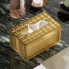 Plastic Luxury Napkin Holder Large Capacity Napkin Storage Box Tissue Storage Organizer  Bathroom