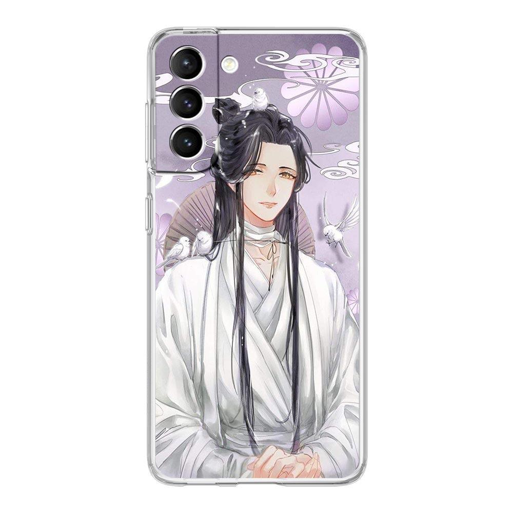 TGCF Heaven Official's Blessing-Telefonhülle für Samsung Galaxy S22 5G S20 Ultra S21 FE 5G S10E S9 S8 S10 Plus Note 20, transparente Abdeckung
