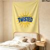 Tea Wall Tapestry Aesthetic Wall Hanging Printed Fabric Blanket Decorative Tapestries For Bedroom Living Room Home Decor