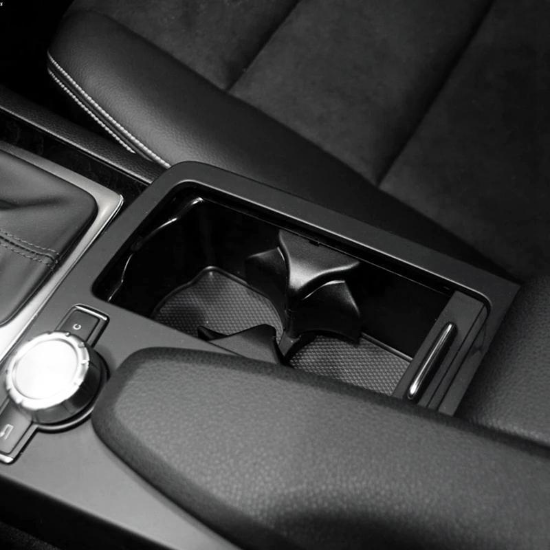 Car Center Console Roller Blind Cover Water Cup Holder Cover For W204 W212 2046800107 A20468047089051