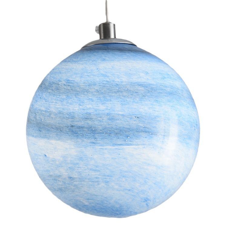 Modern Minimalist Moon Planet Staircase Pendant Chandelier for Duplex Villa Living Room