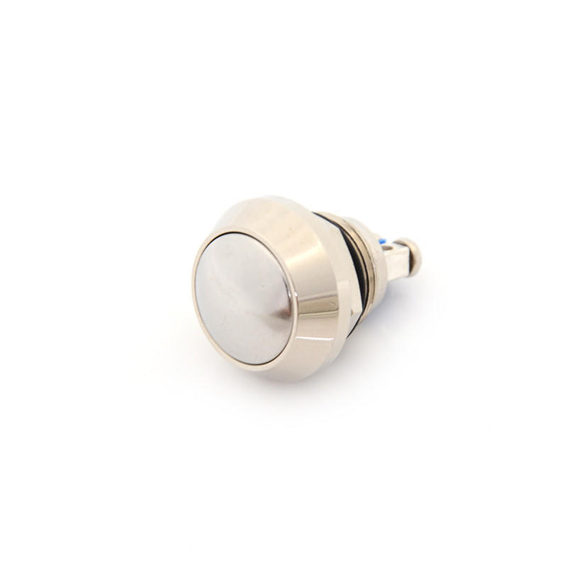 Sale Domed Waterproof Metal 12Mm Momentary Push Button Switch